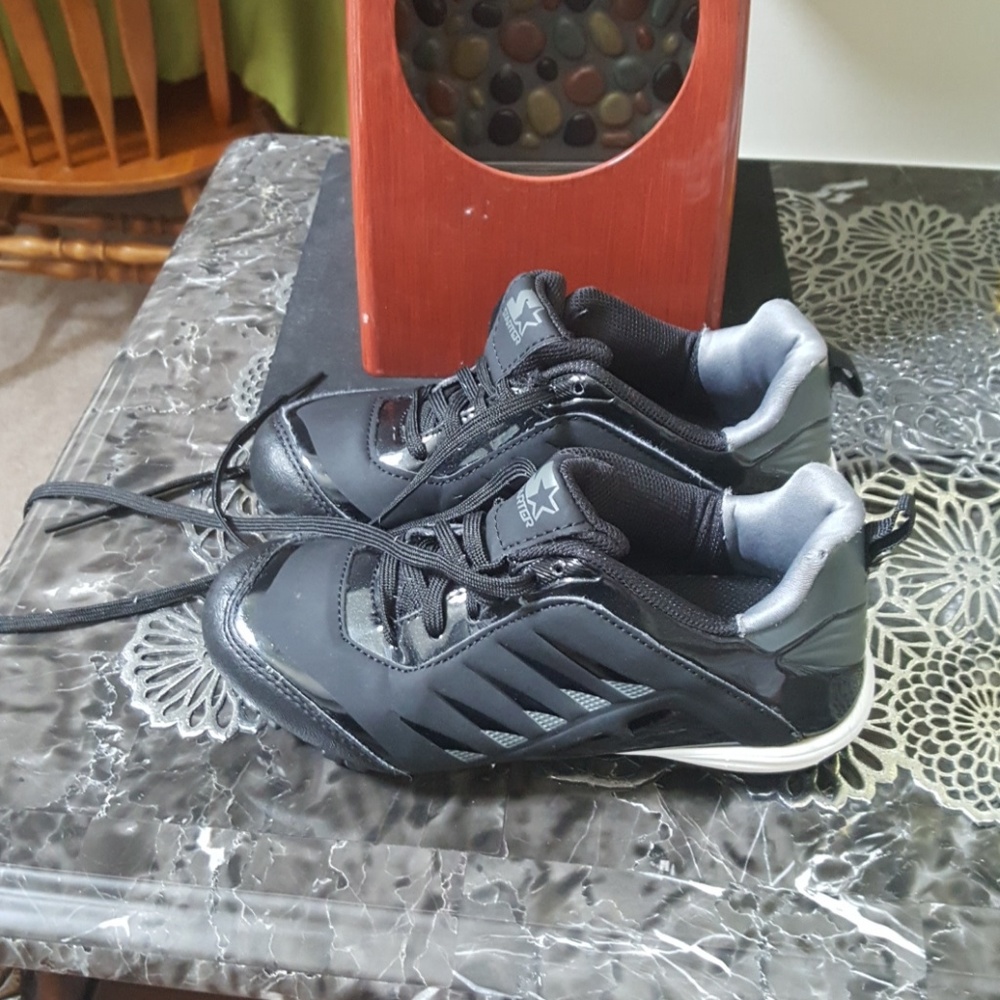 Baseball Cleats size 2 black